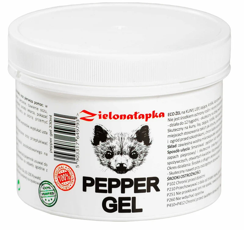 Pepper Gel – Duftmittel zur Tierabwehr gegen Marder, Mäuse, Ratten und Maulwürfe