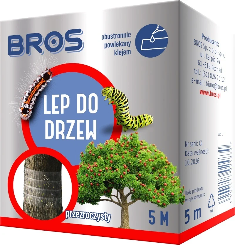 BROS Baumleimring gegen Raupen und Ameisen 5m