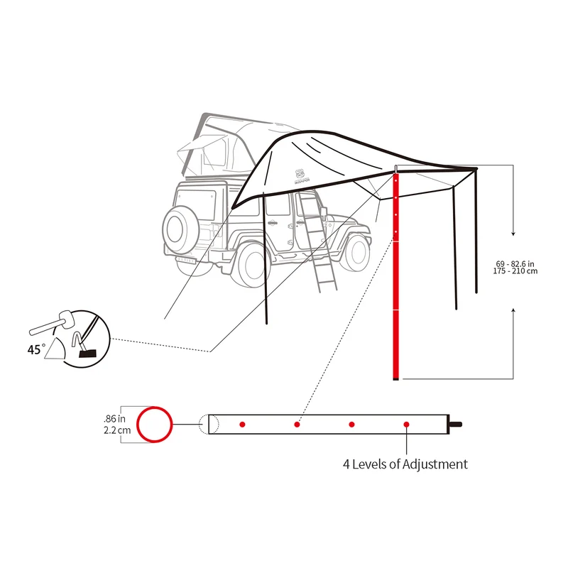 Auvent Skycamp 2.0 Mini