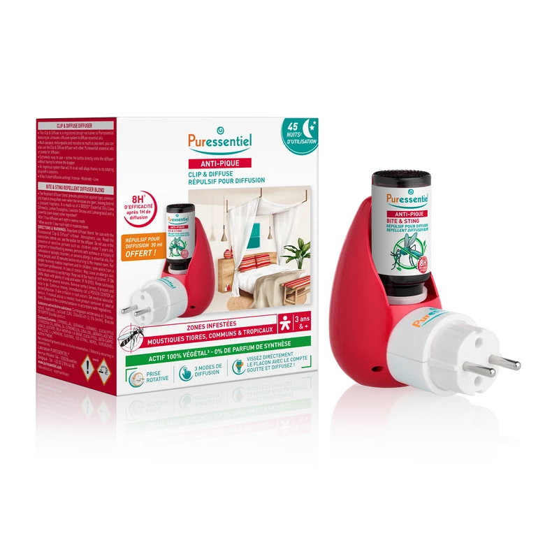 Coffret Clip & Diffuse et Répulsif pour diffusion
