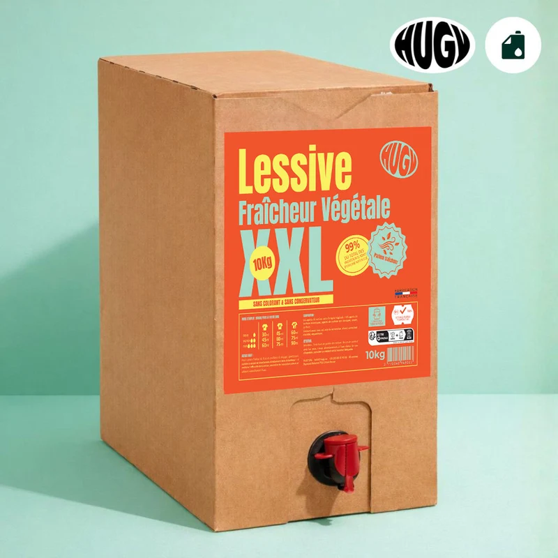 Lessive liquide - Fraîcheur - HUGY Essentiel