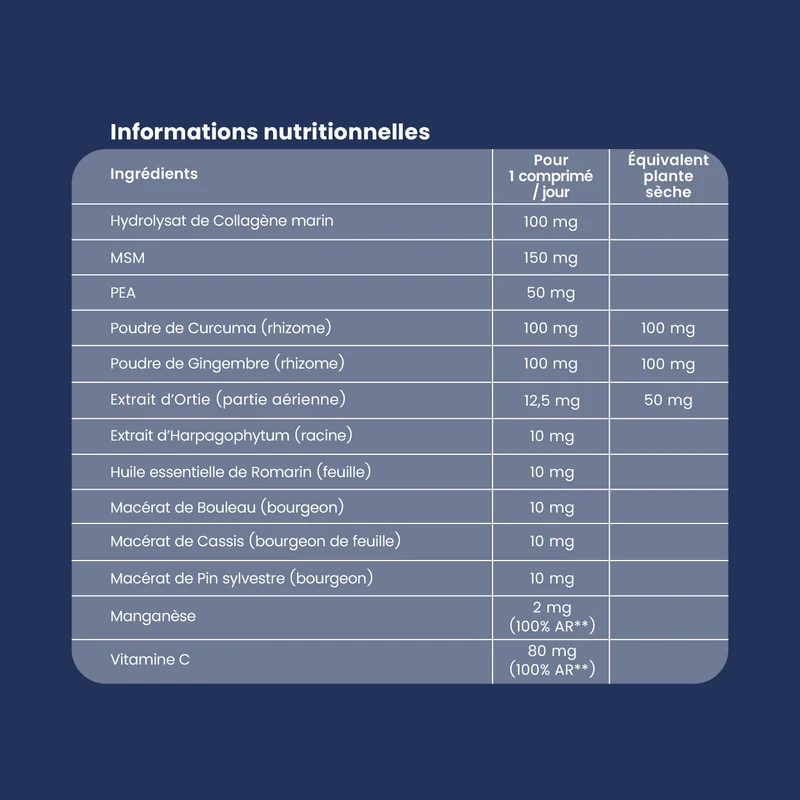 Myostéo Confort Articulaire - 30 comprimés