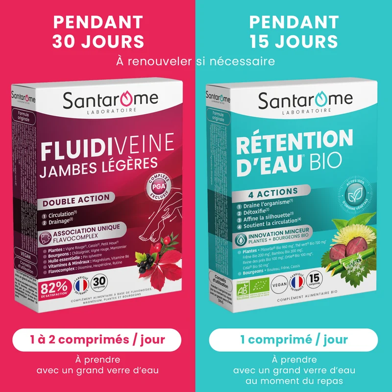 Pack Jambes Légères - Comprimés