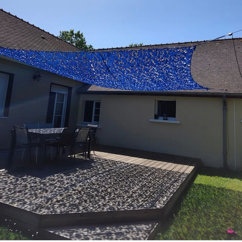 Filet de camouflage renforcé bleu