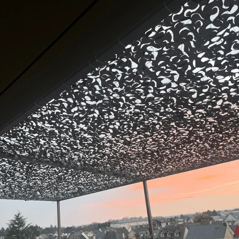Filet de camouflage renforcé gris