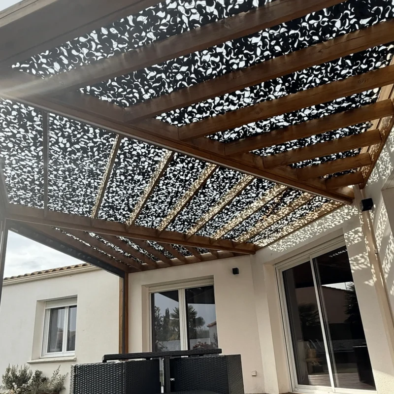 Filet de camouflage renforcé noir