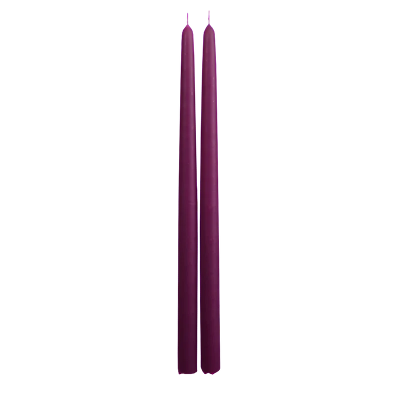 Chandelles aubergine