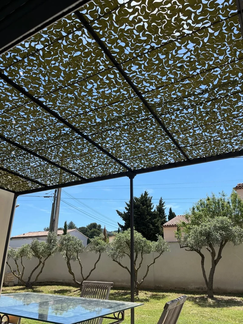 Filet de camouflage renforcé vert