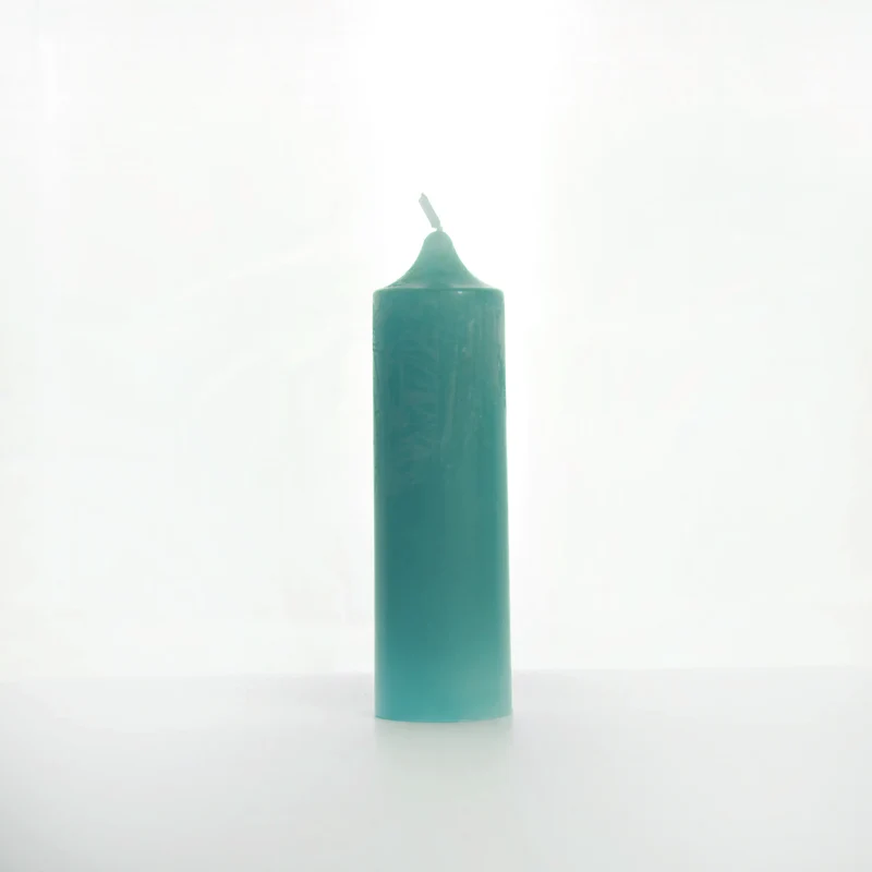Bougie déco vert