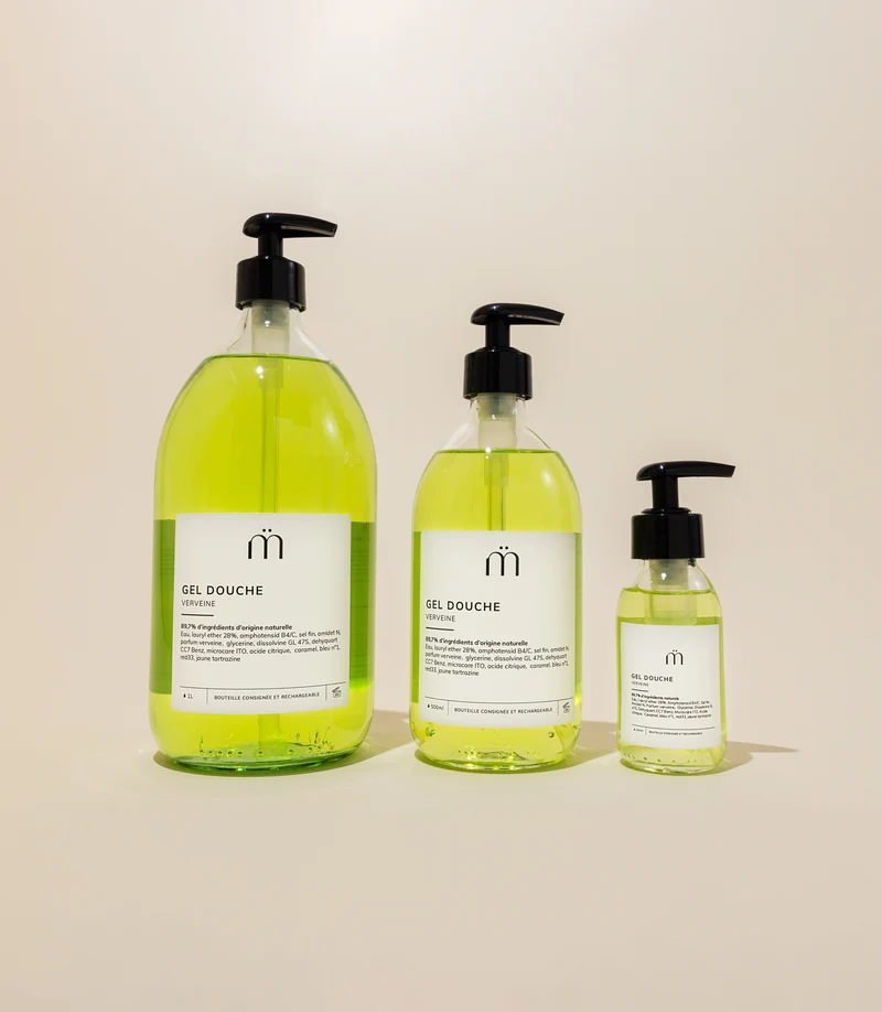 Gel douche parfum verveine