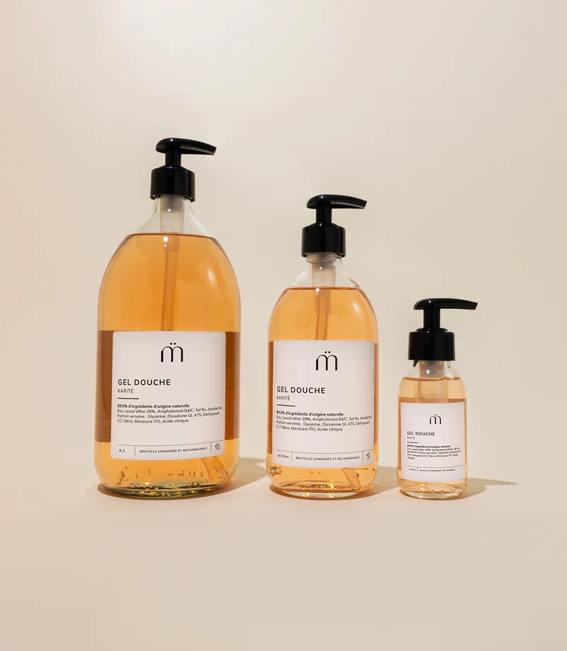 Gel douche parfum karité