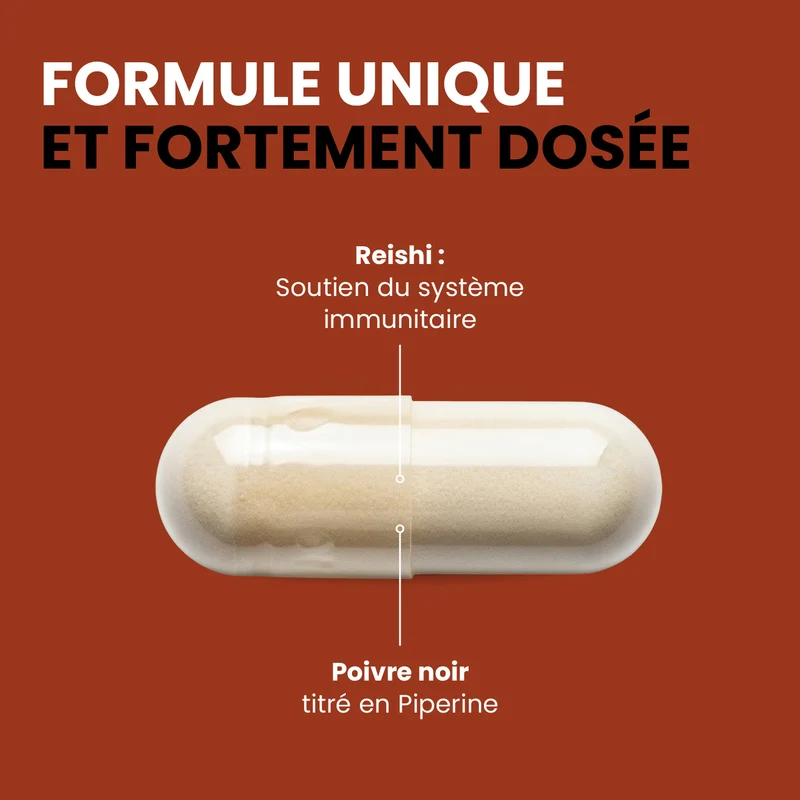 Reishi+ 400 mg - 60 gélules