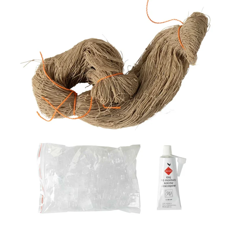 Netz für den Balkon gegen Vögel, Tauben und Katzen 6x3 m + Montageset