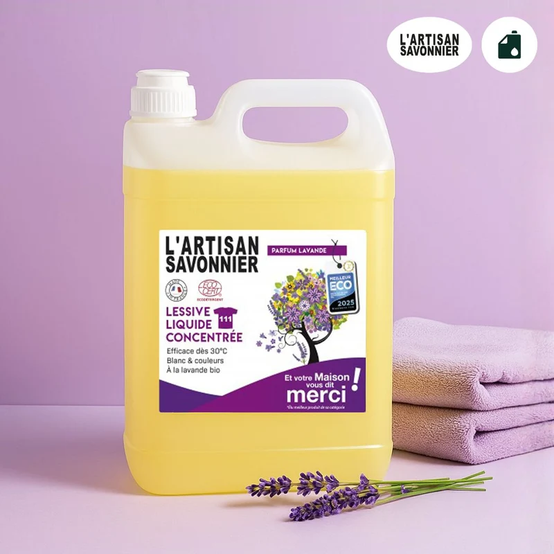 Lessive liquide - Concentrée - Lavande