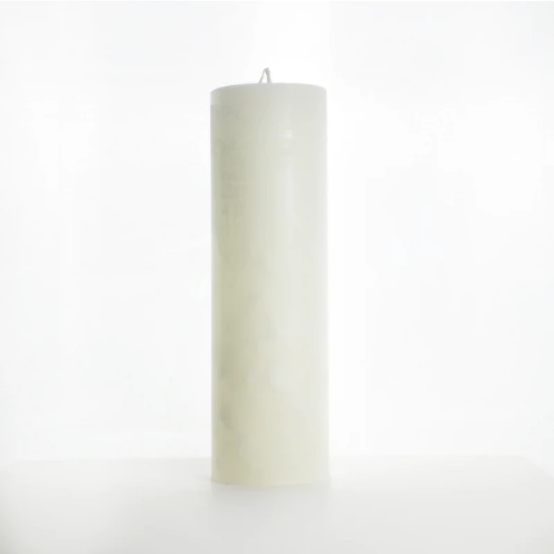 Bougie déco blanc