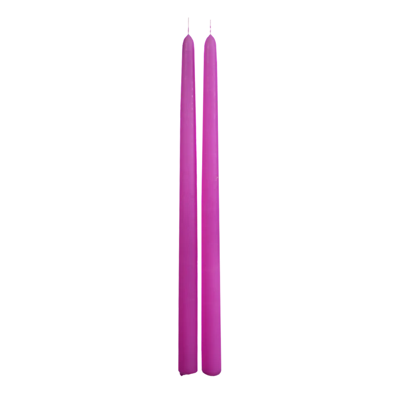 Chandelles rose fuschia
