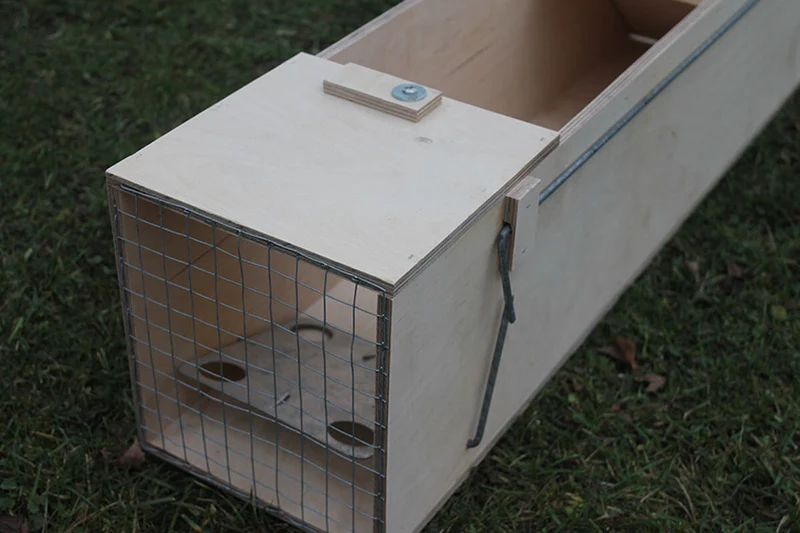 ECO Lebendfalle Kastenfalle gegen Marder, Ratten, Füchse und Waschbären