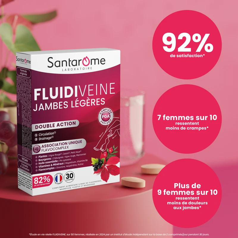 Fluidiveine Jambes Légères - 30 comprimés