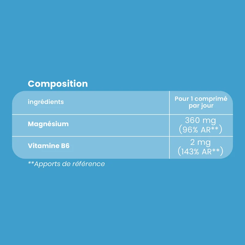 Magné Marin 360 - 45 comprimés magnésium et vitamine B6