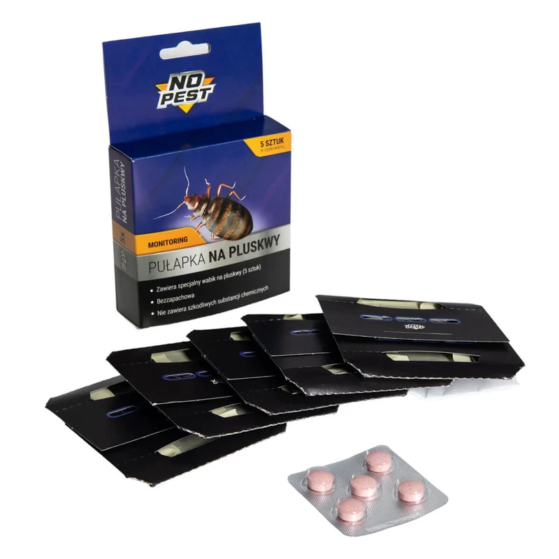 Bettwanzenfalle 5 Stk. Klebefalle