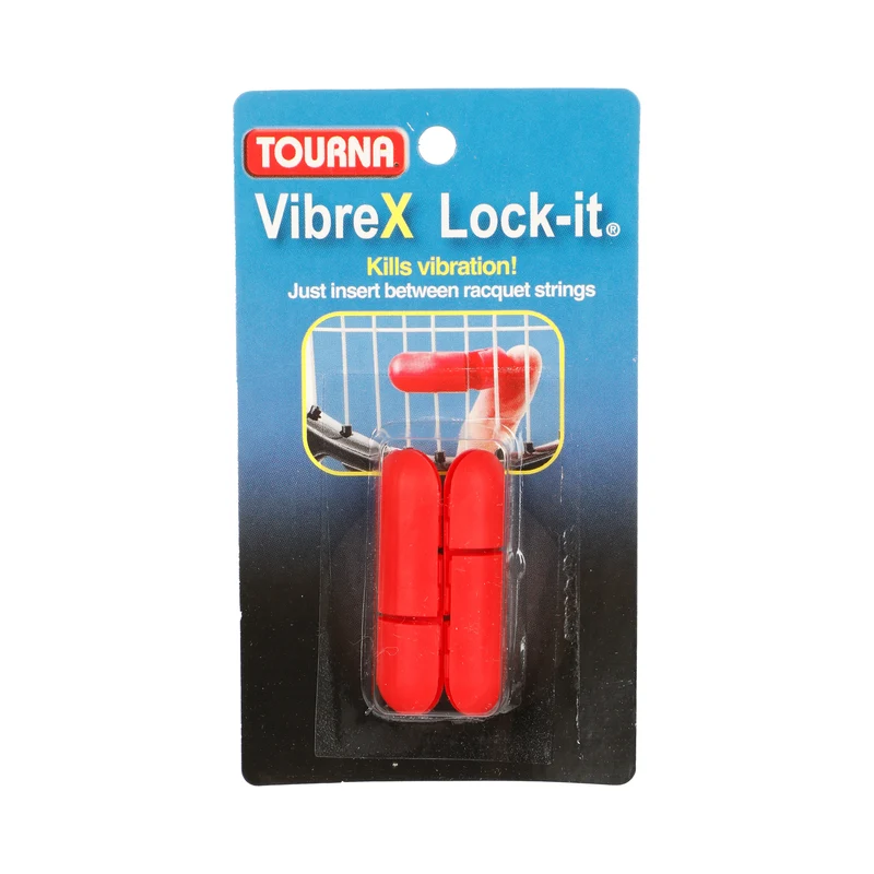 Vibrex Lock Antivibrateur Pack De 2 Unités-Rouge