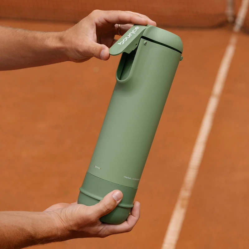 Tube Tennis Filter Tech Pressurisateur de balless de tennis - vert olive
