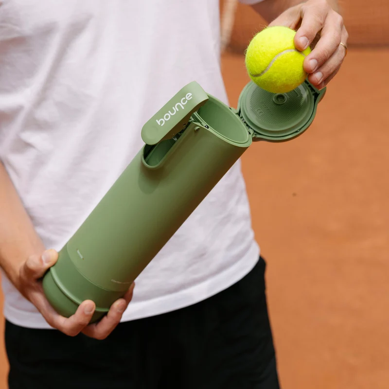 Tube Tennis Filter Tech Pressurisateur de balless de tennis - vert olive