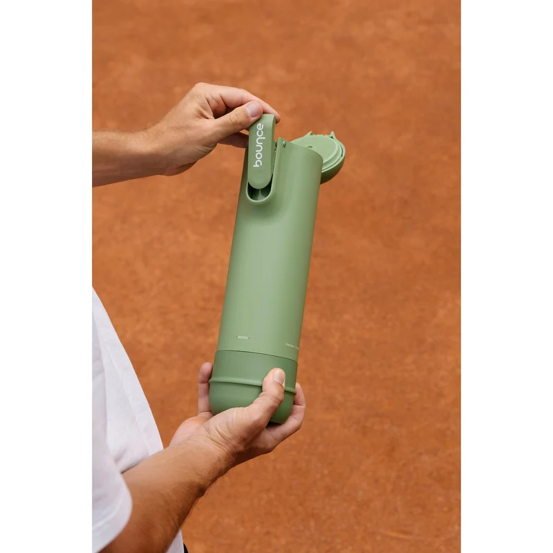 Tube Tennis Filter Tech Pressurisateur de balless de tennis - vert olive