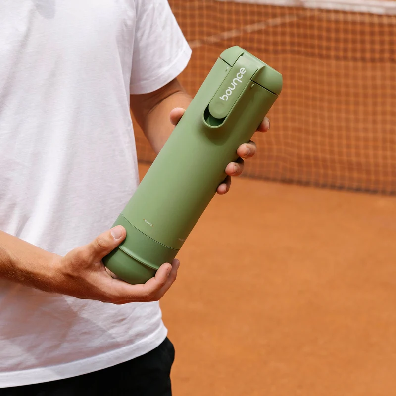 Tube Tennis Filter Tech Pressurisateur de balless de tennis - vert olive