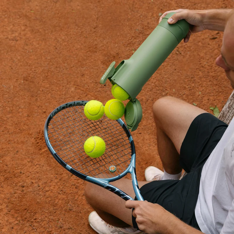 Tube Tennis Filter Tech Pressurisateur de balless de tennis - vert olive