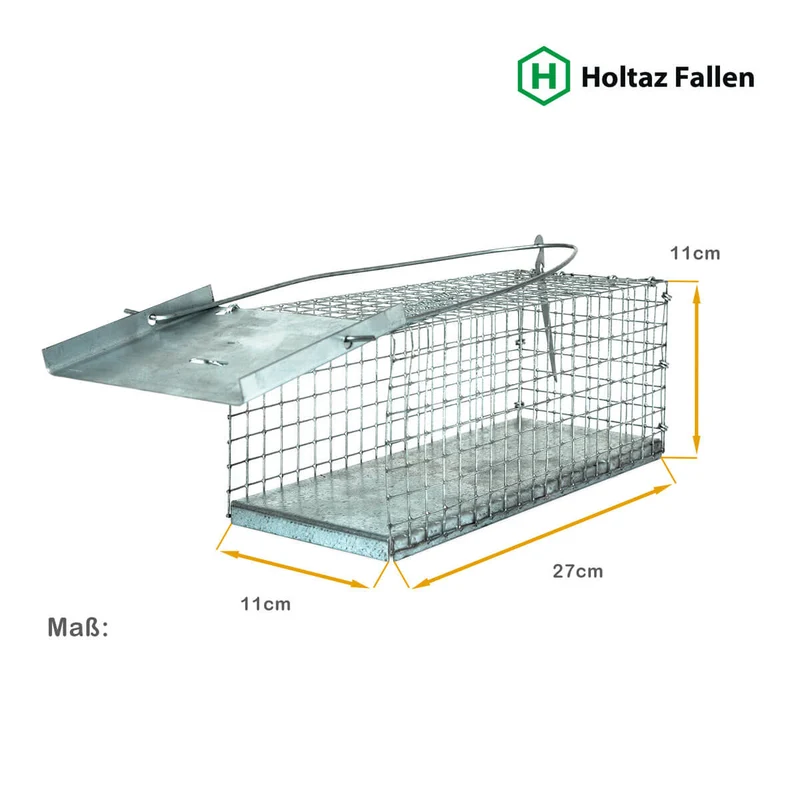 Rat - Lebendfalle Drahtfalle gegen Marder, Füchse, Katzen und Hunde