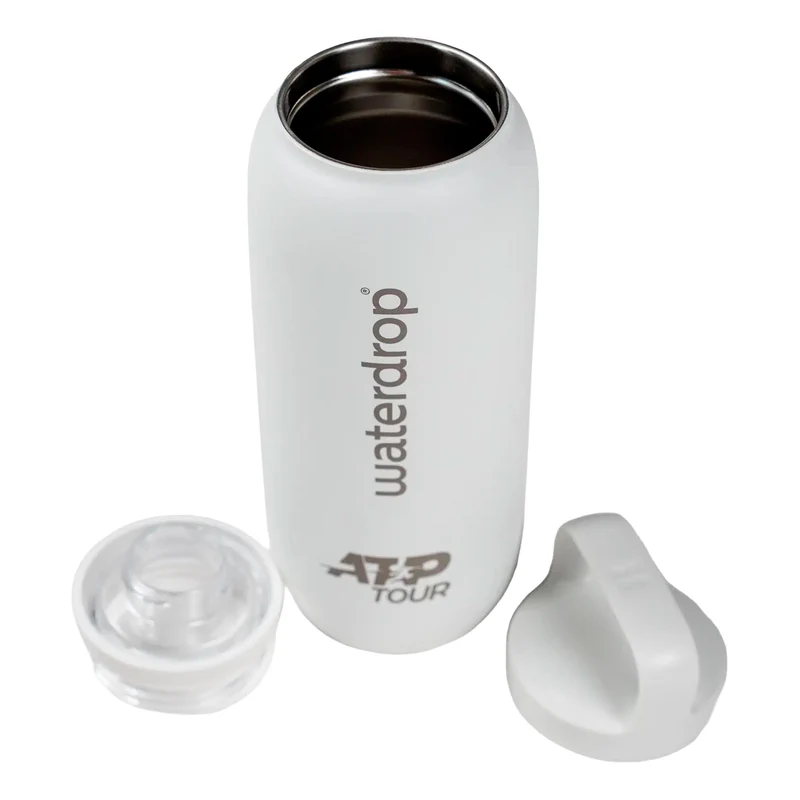 Waterdrop Thermo Bottle 600ml Gourde - blanc, argent