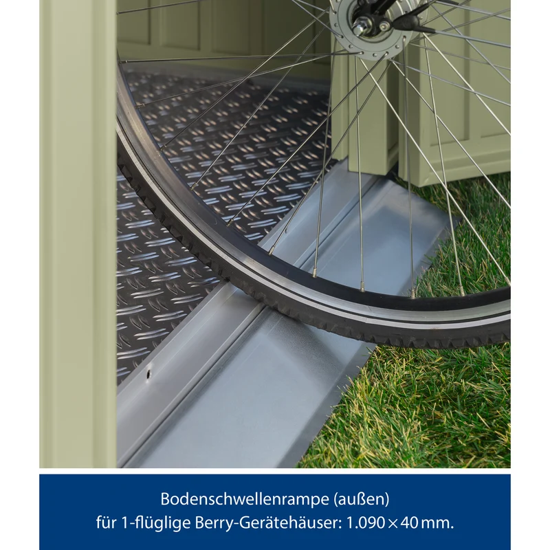 Bodenrampe aussen für 1-flg Tür Rampe au sol