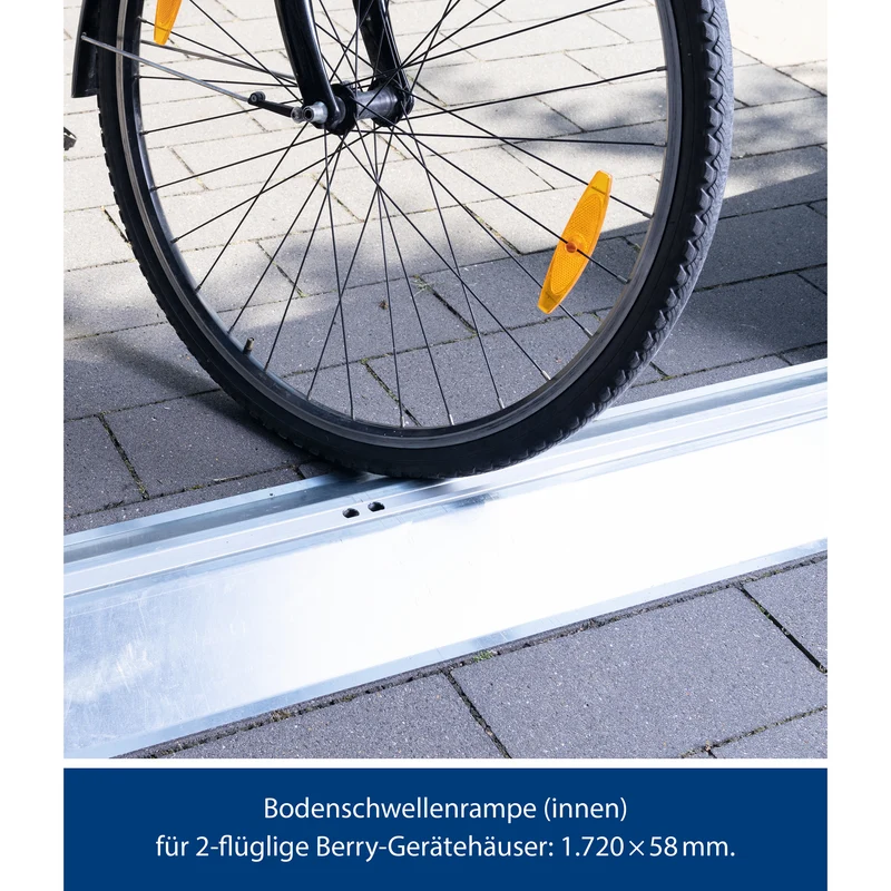 Bodenrampe innen für 2-flg Tür Rampe au sol