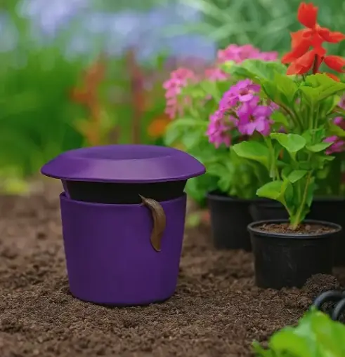 Piège à Limace -AltoLimace™ - Rond Mauve