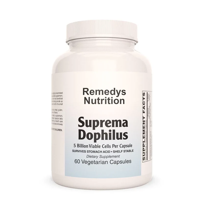 Suprema Dophilus Probiotic 60 capsules végétaliennes à enrobage entérique