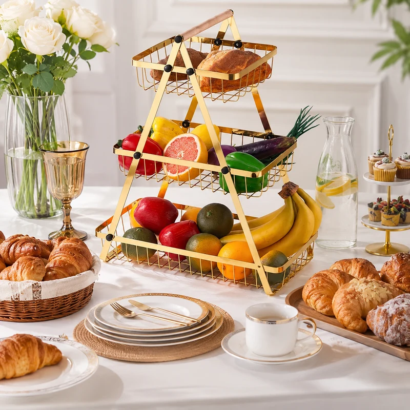 Panier fruits grand modèle (3 niveau)