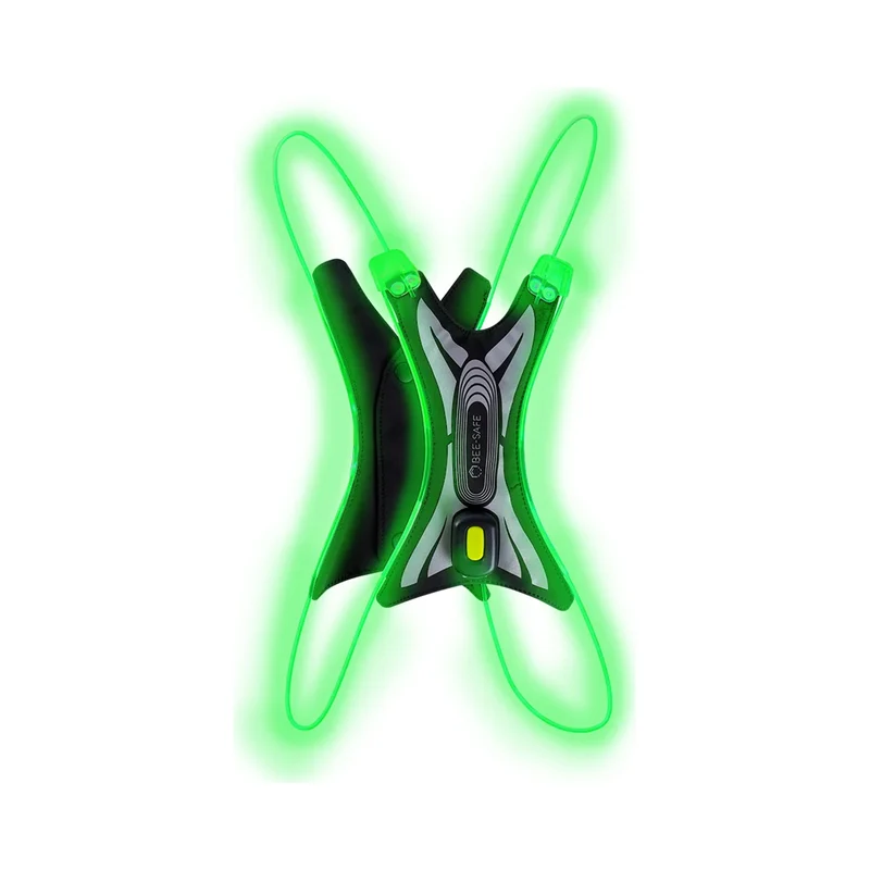 Led Vest Spider USB Système D'éclairage-Vert
