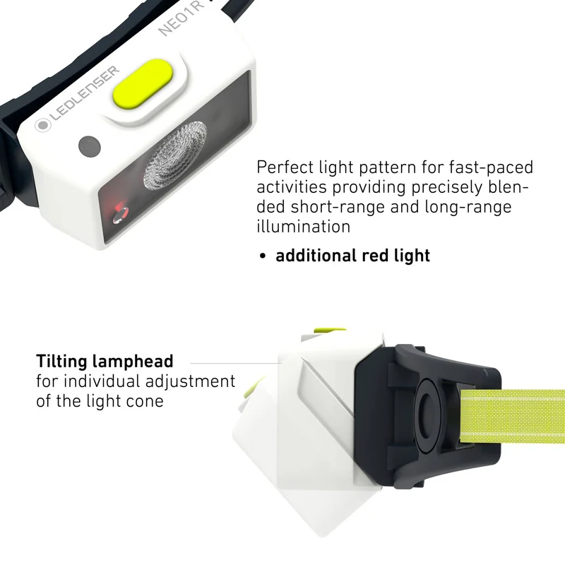 NEO1R Lampe Frontale-Jaune Lemon