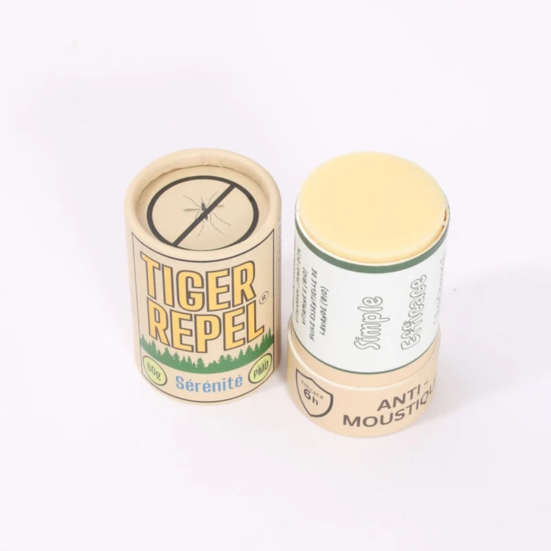 Tiger Repel Sérénité – Répulsif Anti-Moustique Stick Naturel au Citriodiol 60g