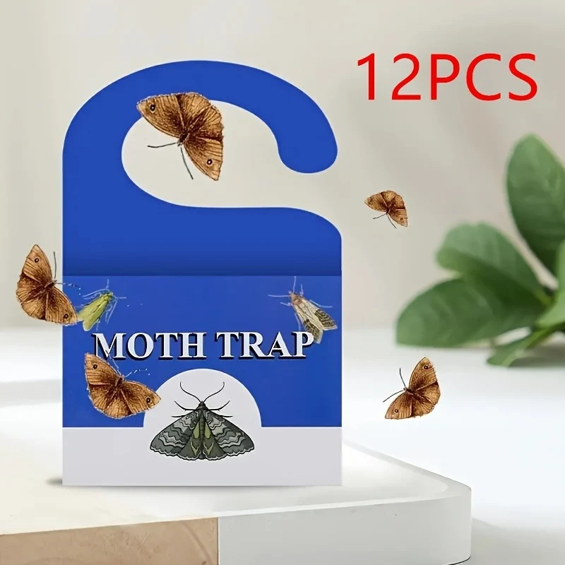 Lot de 12 pièges anti-mites alimentaires