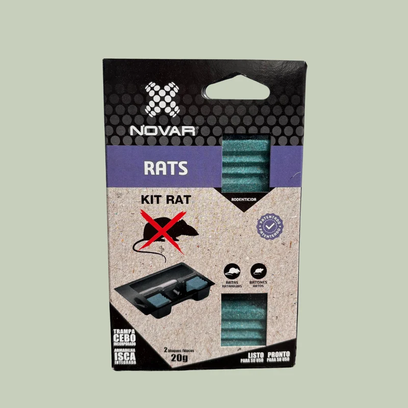 Kit Rongeurs – Boîte + Appâts rodenticides prêts à l’emploi