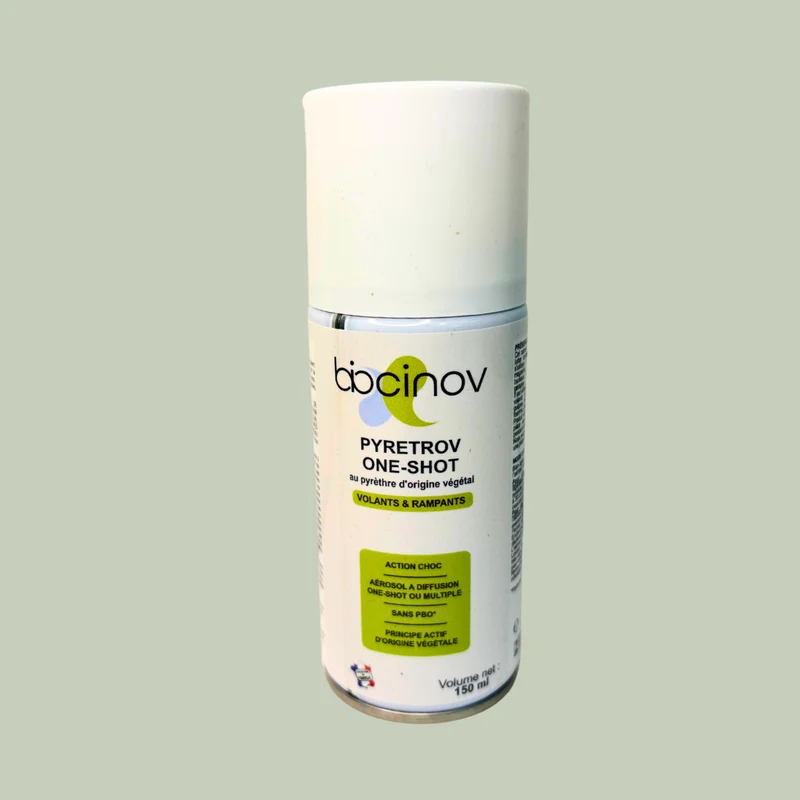 Aérosol Insecticide Naturel PYRETROV ONE-SHOT