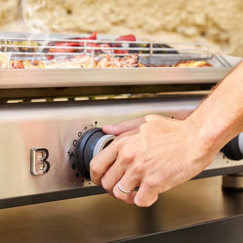 Plancha SILVIA II G EVO Inox 3 feux