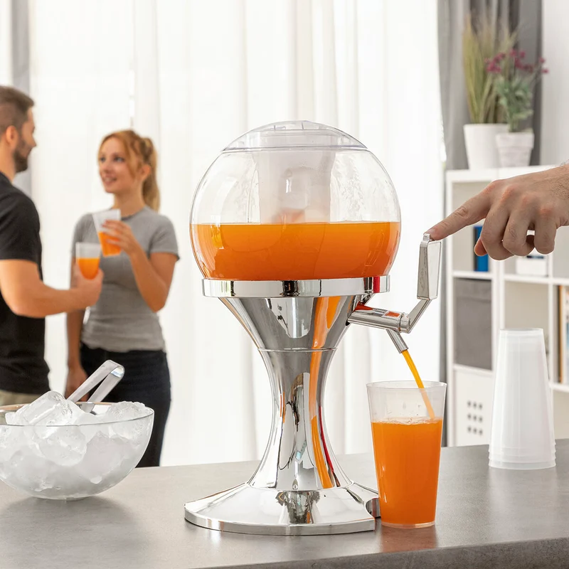 Pack Dispensador de Cerveza Refrigerante InnovaGoods y 2 Gafas de Sol Enrollables Sunfold France