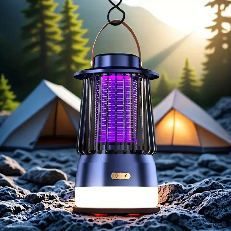 Lampe Anti-Moustiques Électrique USB – Piège Silencieux à Lumière UV pour Intérieur & Extérieur (Copie)