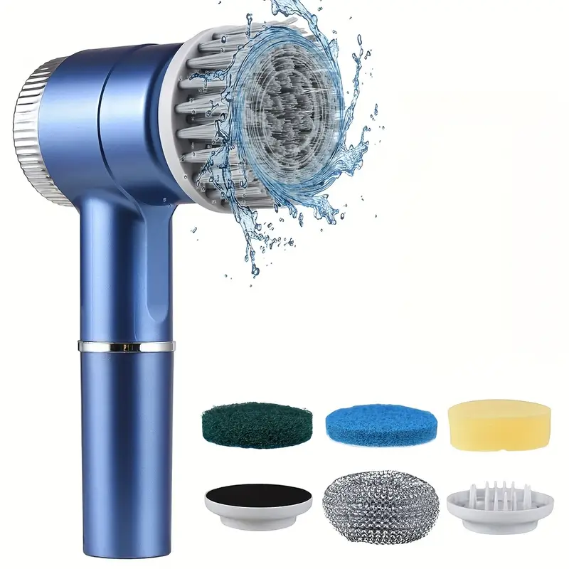 Brosse de Nettoyage Électrique Rotative Sans Fil – Rechargeable USB