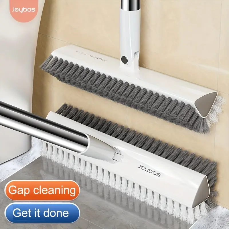Brosse de Nettoyage à Deux Faces Joybos avec Manche Long & Tête en V Pivotante