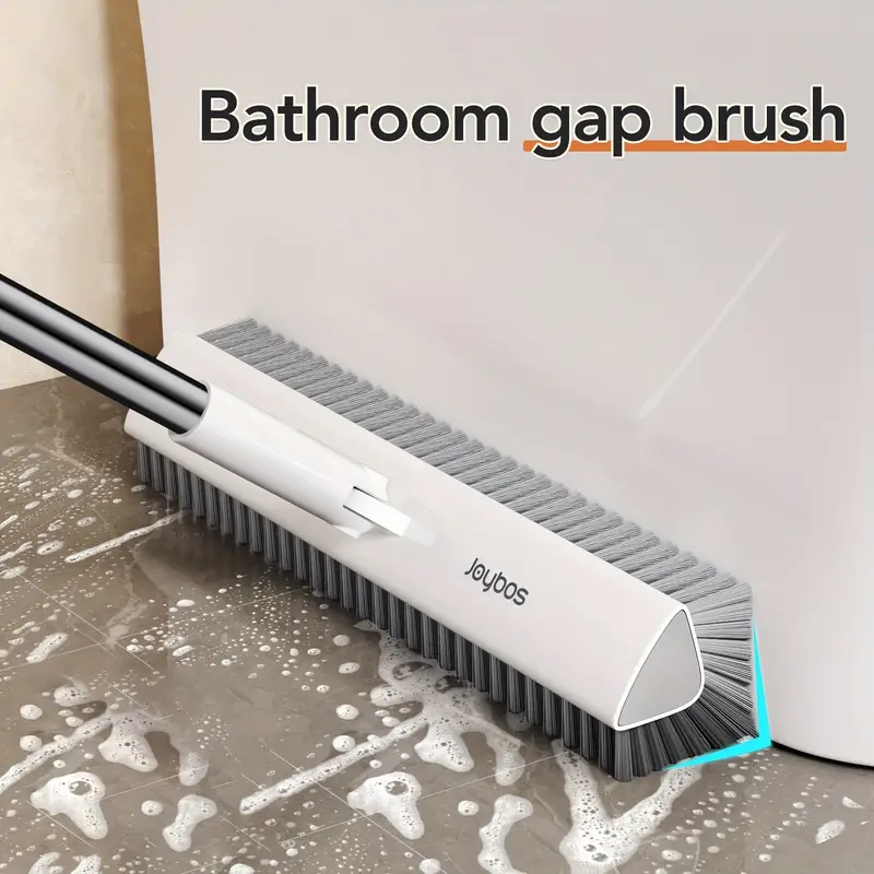 Brosse de Nettoyage à Deux Faces Joybos avec Manche Long & Tête en V Pivotante