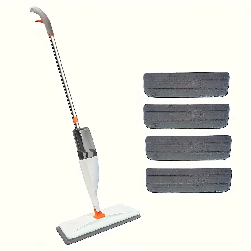 Serpillière à Pulvérisation – Balai Plat Microfibre avec Bouteille Réutilisable